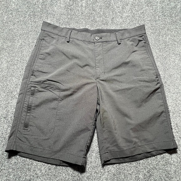 Greg Norman Other - Greg Norman Mens Gray Performance Golf Shorts Size 34 Stretch Side Zip Pocket